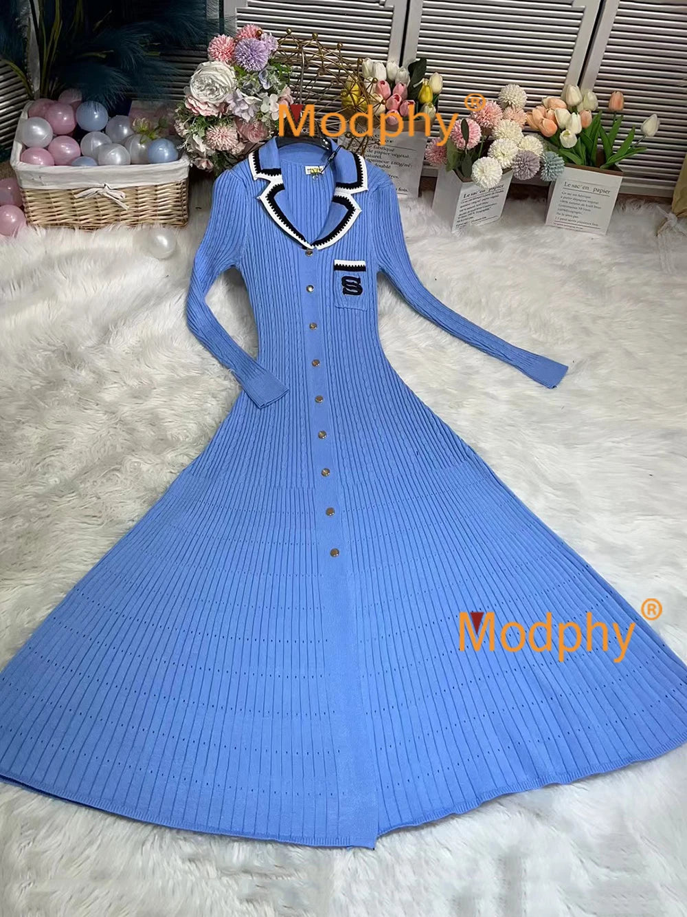 Blue Long sleeved