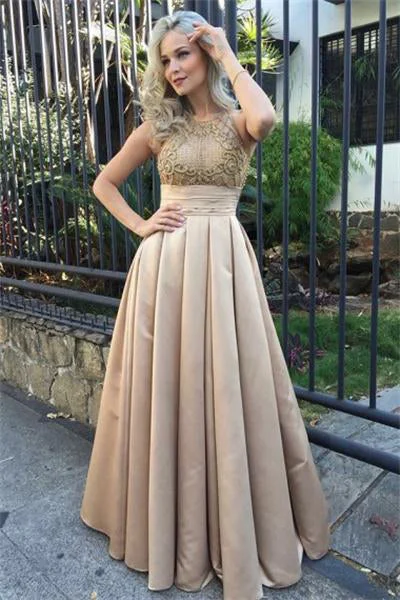 Pretty Elegant Long Sleeves Beading Party Prom Dress