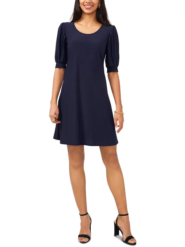 Womens Bishop Sleeve Short Wear to Work Dress
