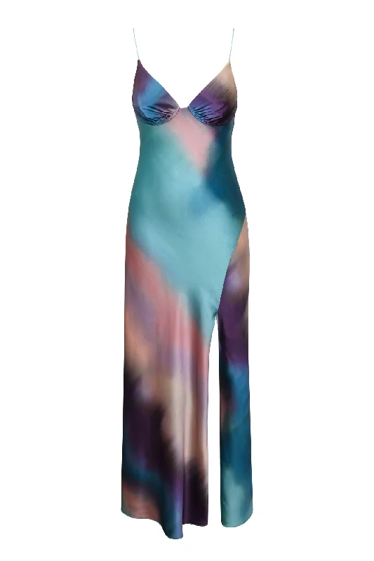 Teal Gradient Batik