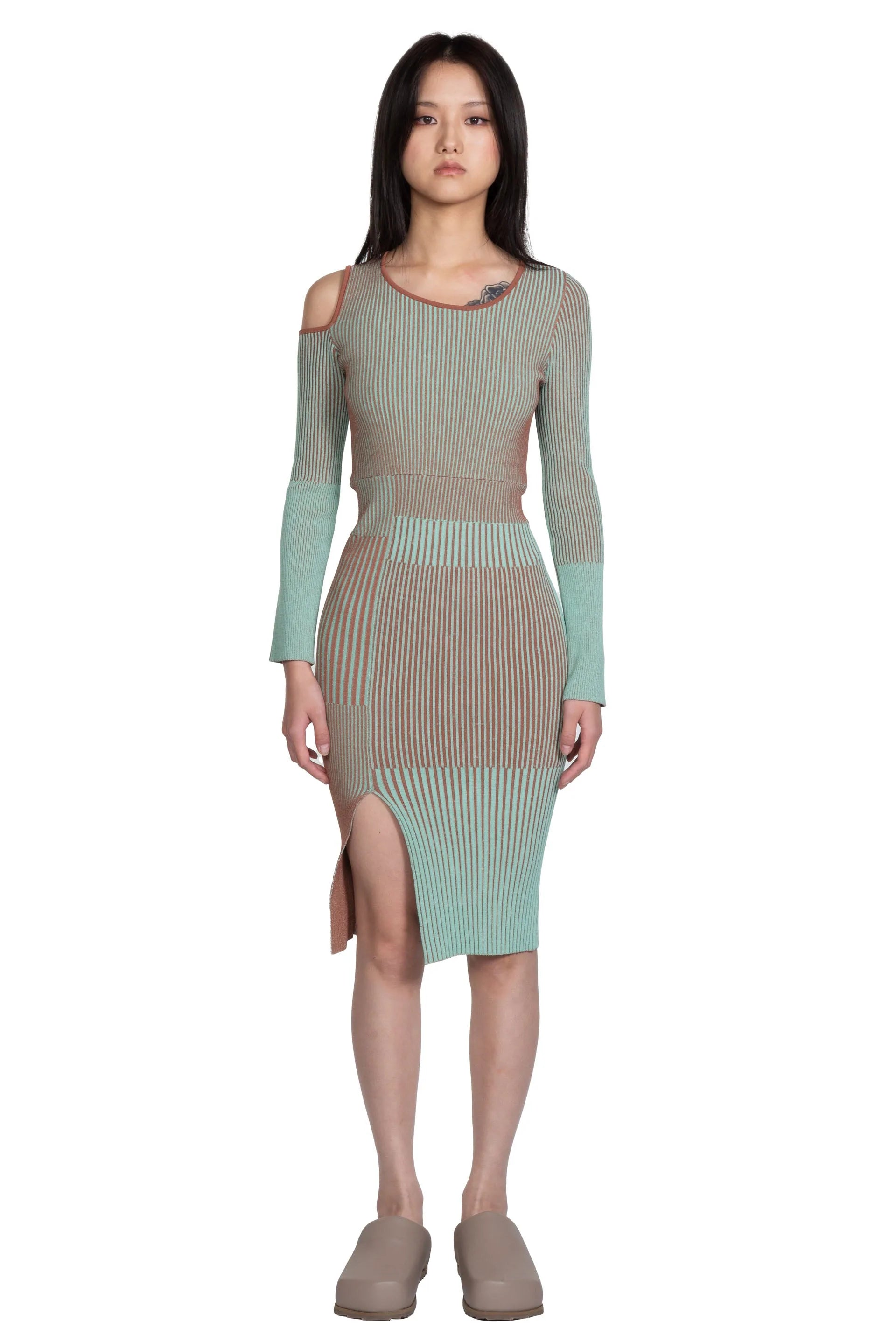 Ellison Paneled Knit Dress