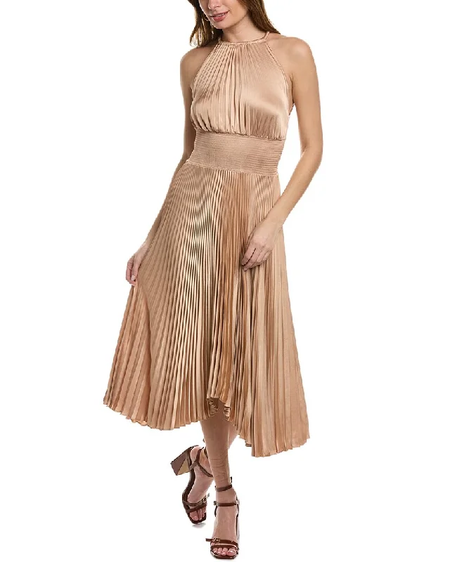 A.L.C. Renzo II Midi Dress Trendy Ruched Side Midi Dress