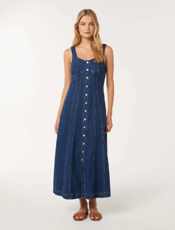 Aida Midi Dress Fashionable Wide Leg Midi Dress