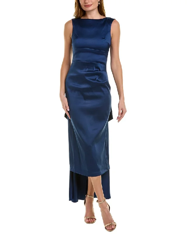 Aidan Mattox Cocktail Midi Dress Trendy Knit Midi Dress