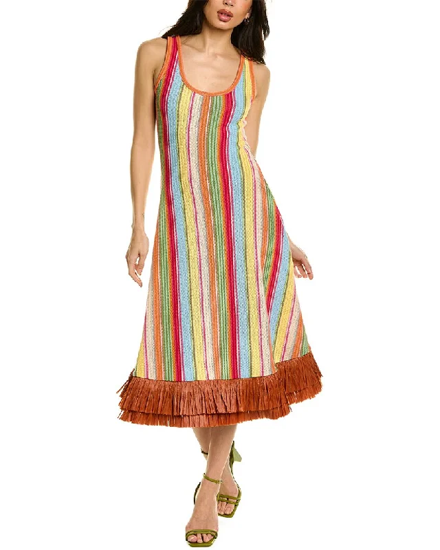 ALEXIS Aiko Midi Dress Stylish Wraparound Midi Dress