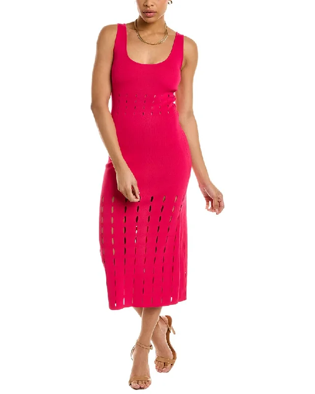 ALEXIS Marinet Midi Dress Trendy Off-Shoulder Ruffle Midi Dress