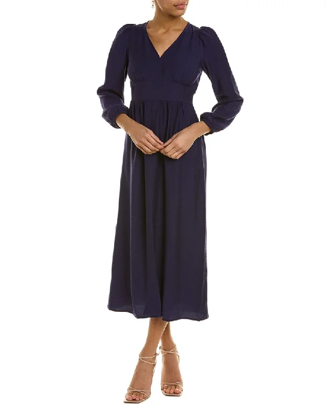 ANNA KAY Maelou Midi Dress Comfortable Stretch Midi Dress