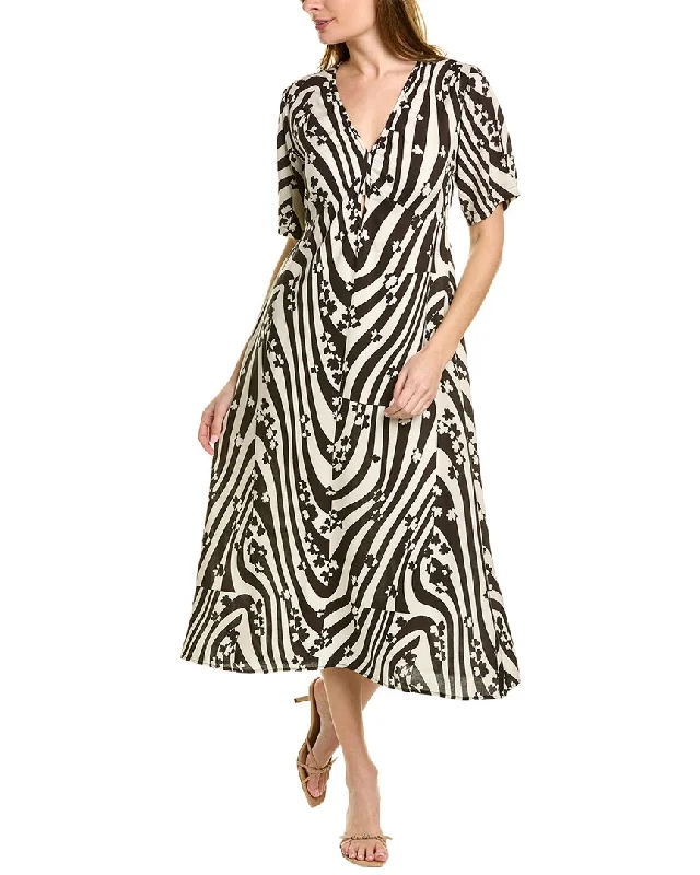 ANNA KAY Ona Midi Dress Fashionable One-Shoulder Midi Dress
