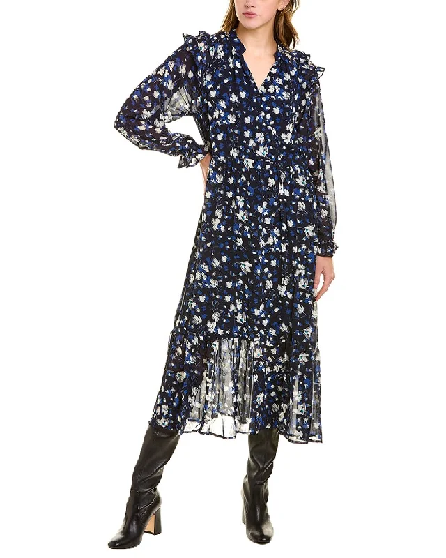 ANNA KAY Surplice Midi Dress Stylish Halter Neck Midi Dress