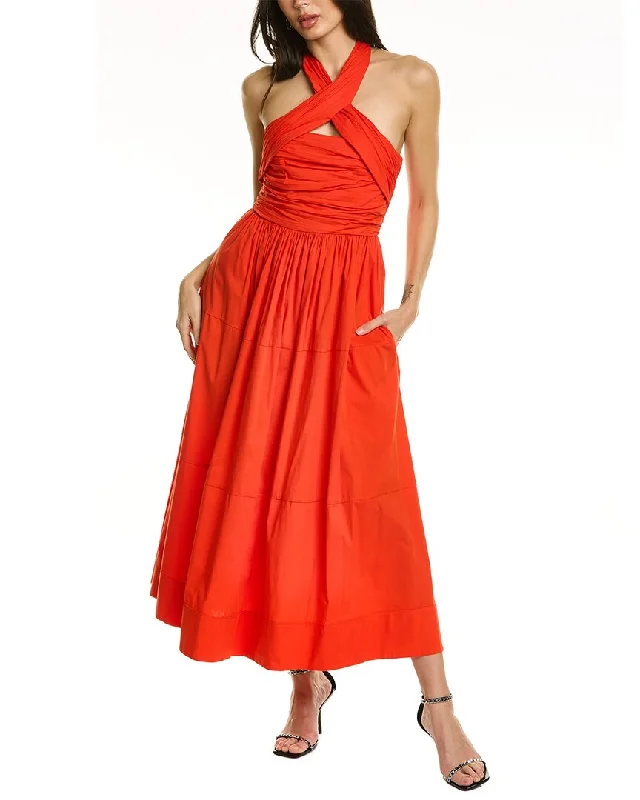 Cinq à Sept Taylen Midi Dress Elegant Floral Midi Dress