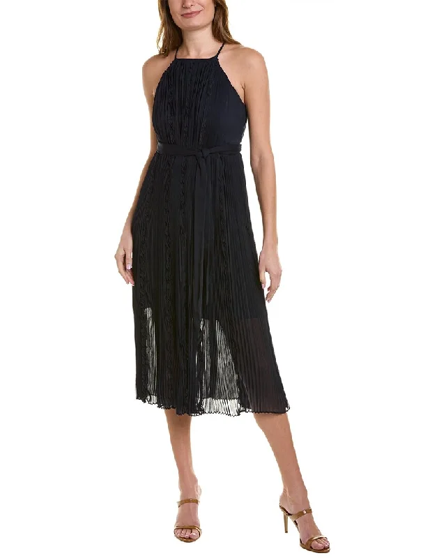 Elie Tahari Halter Midi Dress Fashionable Casual Midi Dress