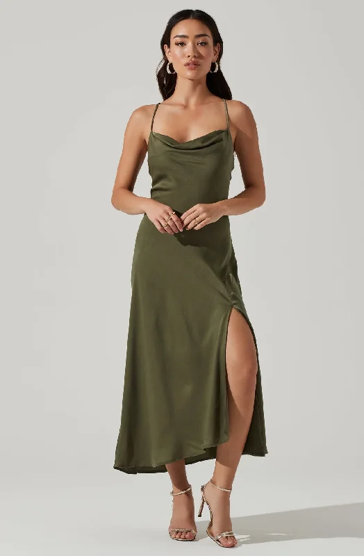 Gaia Midi Dress Comfortable Short Sleeve Midi Dress