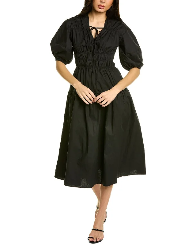 Gracia Midi Dress Fashionable Off-Shoulder Dress Midi