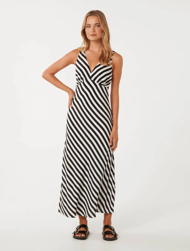 Lorna Sleeveless Casa Midi Dress Fashionable Skater Midi Dress