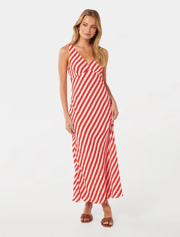 Lorna Sleeveless Casa Midi Dress Comfortable Short Sleeve Midi Dress