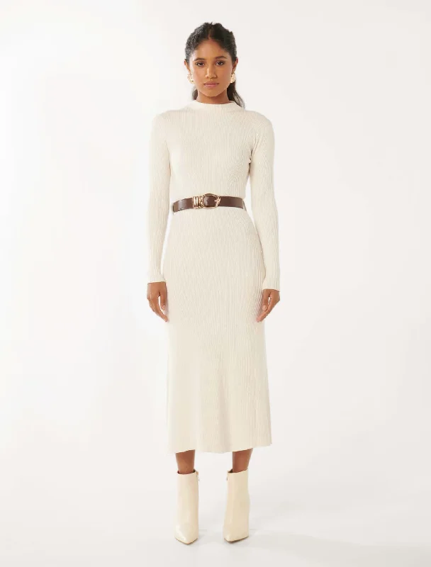 Luisa Petite Fit And Flarebelted Midi Dress Elegant Sleeveless Midi Dress