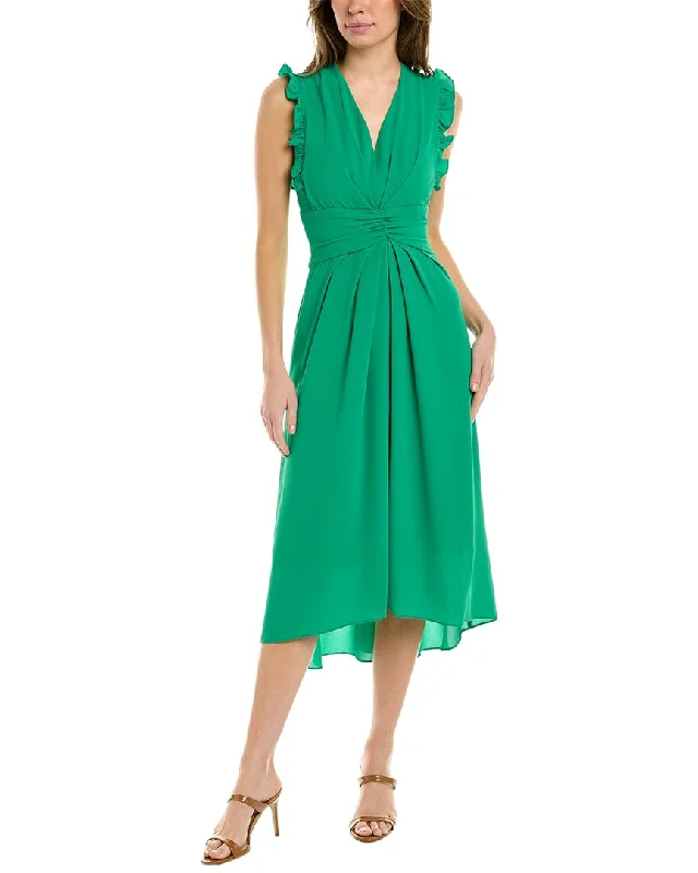 Maggy London Bubble Crepe Midi Dress Trendy Boho Midi Dress