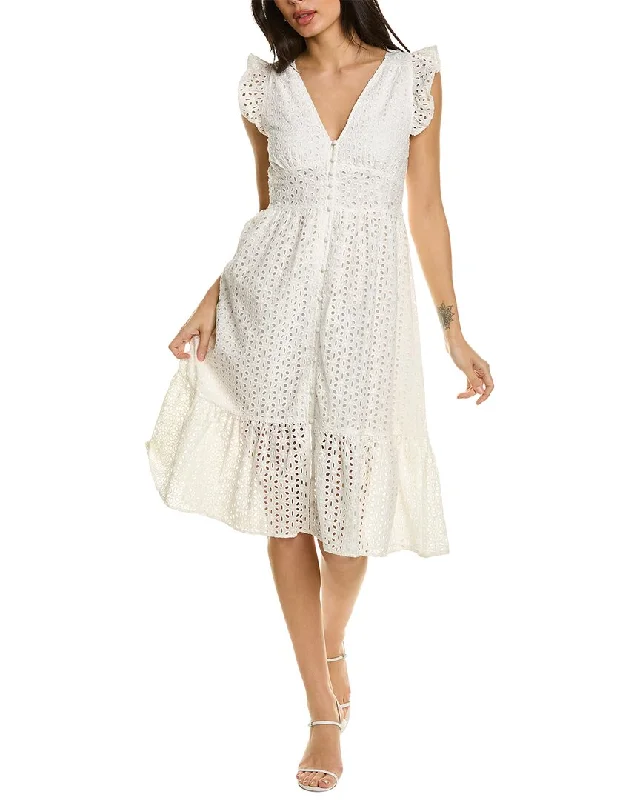 OPT Natasha Midi Dress Comfortable Adjustable Strap Midi Dress