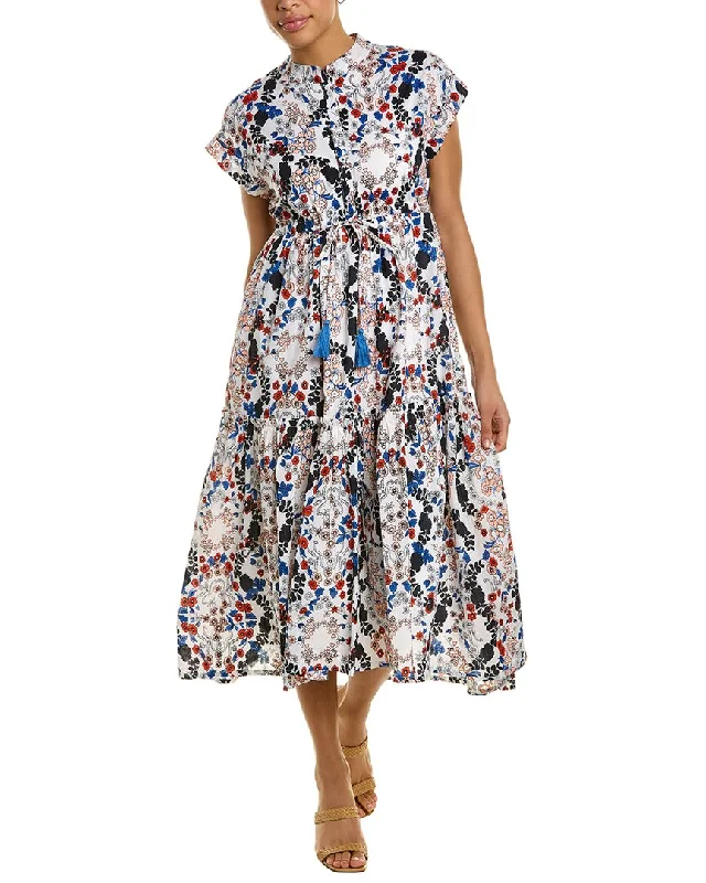 Ro's Garden Mumi Midi Dress Cozy Tie-Dye Midi Dress