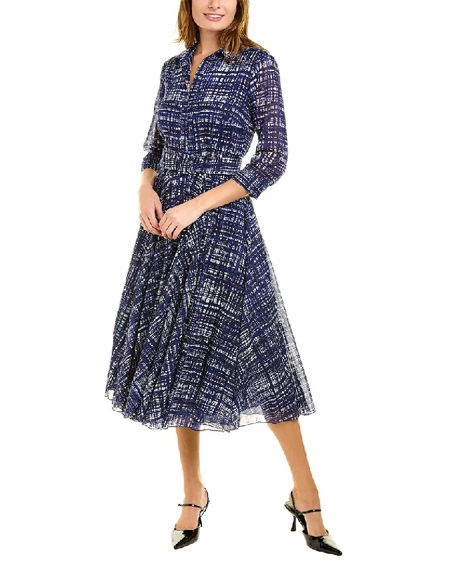 Samantha Sung Aster Midi Dress Fashionable High-Neck Midi Dress