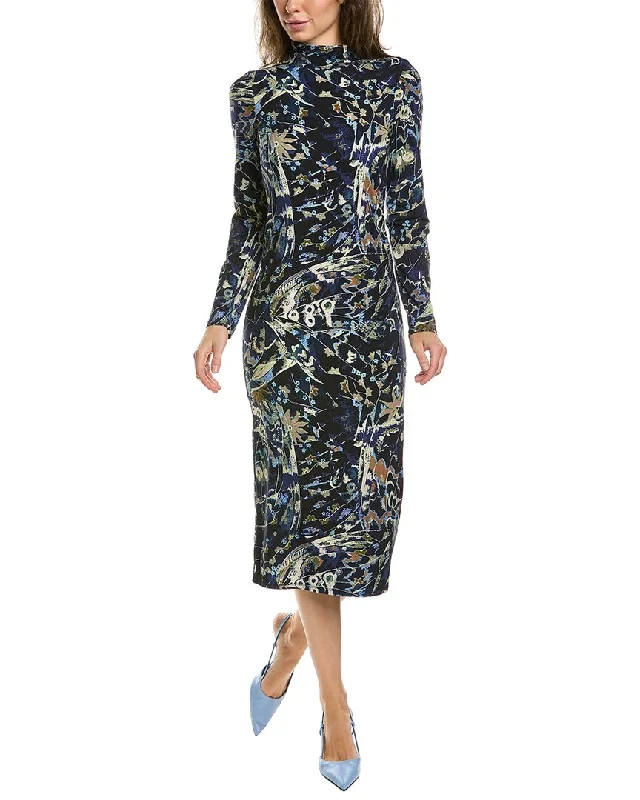Ted Baker Choliee Midi Dress Trendy Fit-and-Flare Midi Dress