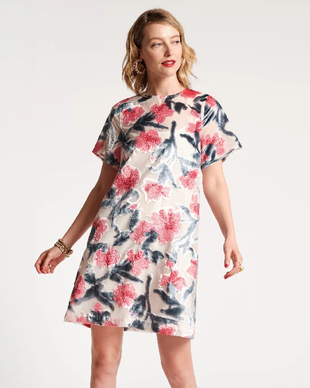 Altman Velvet Mini Dress Trendy A-Line Mini Dress