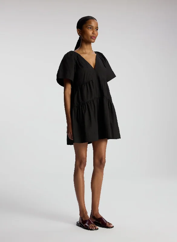 Camila Cotton Mini Dress Fashionable Boho-Chic Mini Dress
