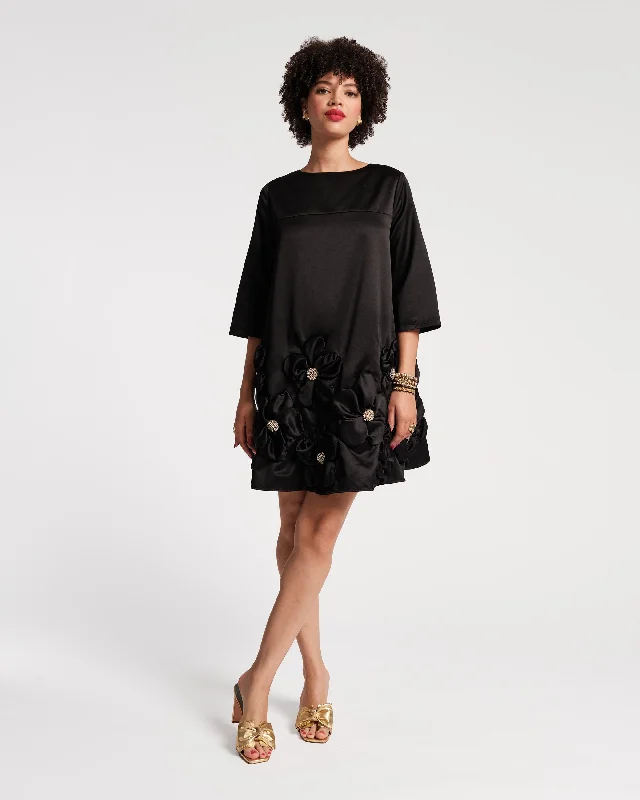 Edie Floral Mini Dress Cozy Knit Mini Dress