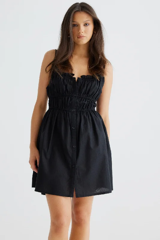 ISABELLA MINI DRESS Trendy Wraparound Mini Dress