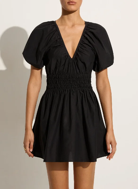 SALONE MINI DRESS - BLACK Trendy Cut-Out Mini Dress