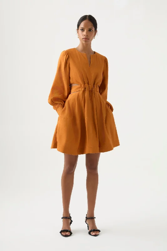 Spectral V-Neck Mini Dress Classic Floral Mini Dress