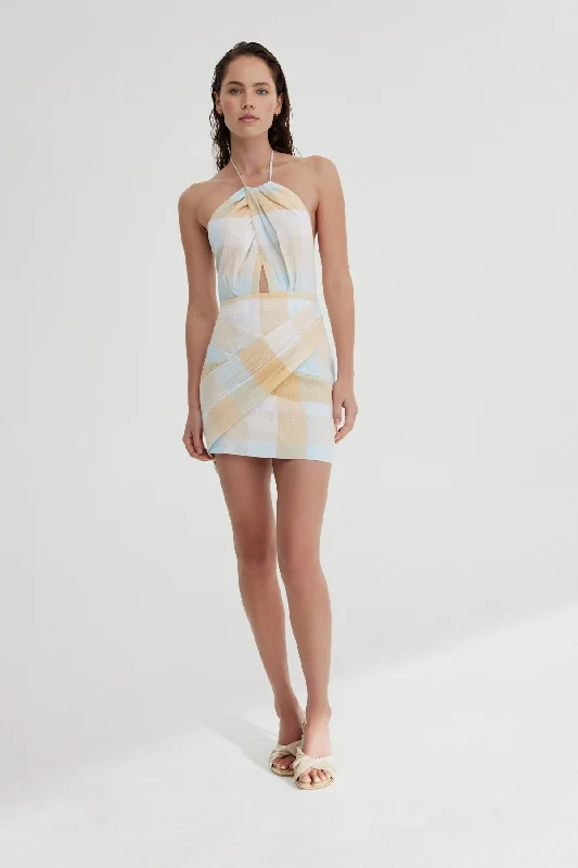 Stella Mini Dress Chic Tropical Mini Dress