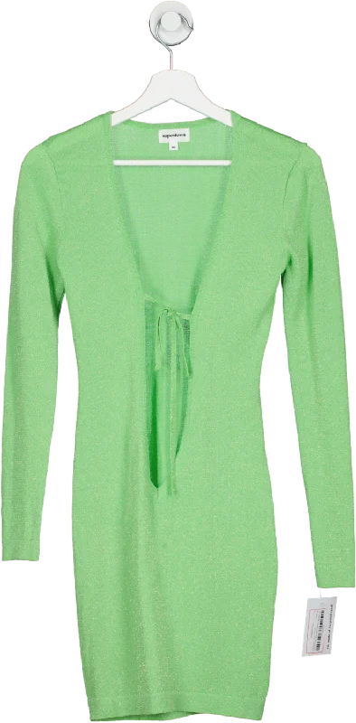 Superdown Green Jennette Mini Dress UK XS