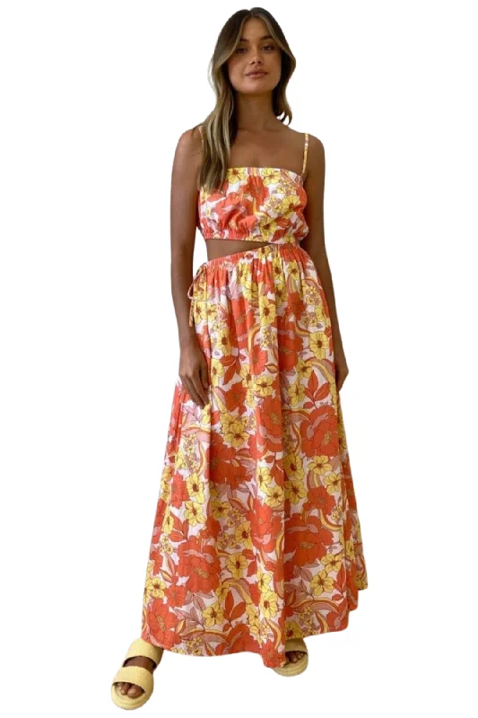 BY NICOLA Carnivale Maxi Dress (Sunkissed Blooms)