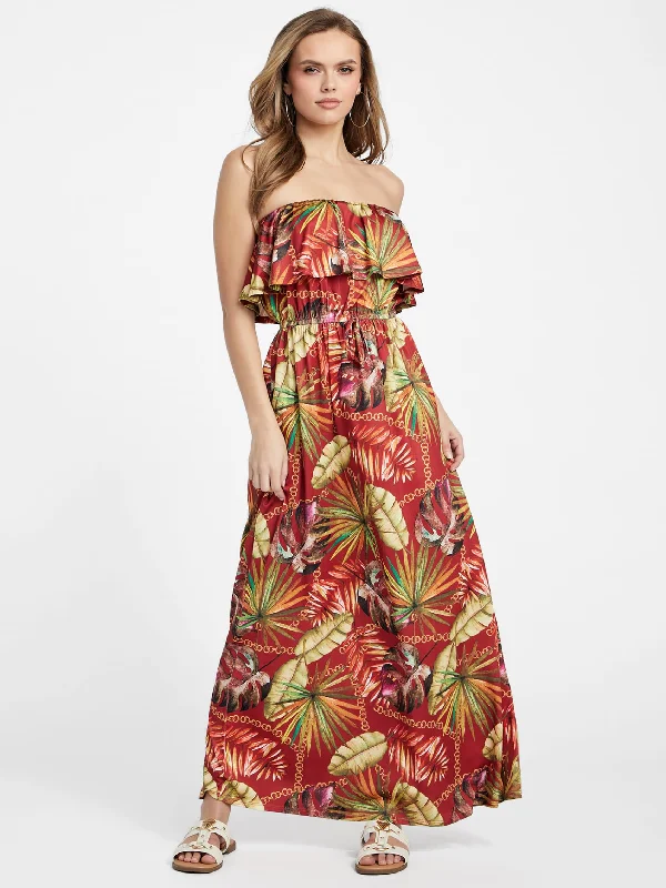 Hillarie Printed Maxi Dress