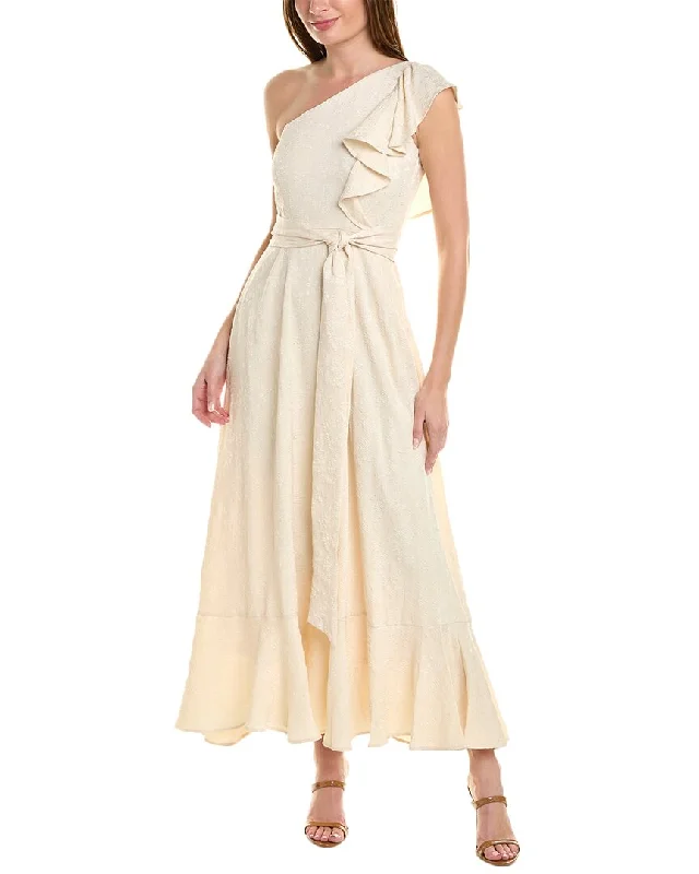 Maison Tara Jacquard  Maxi Dress