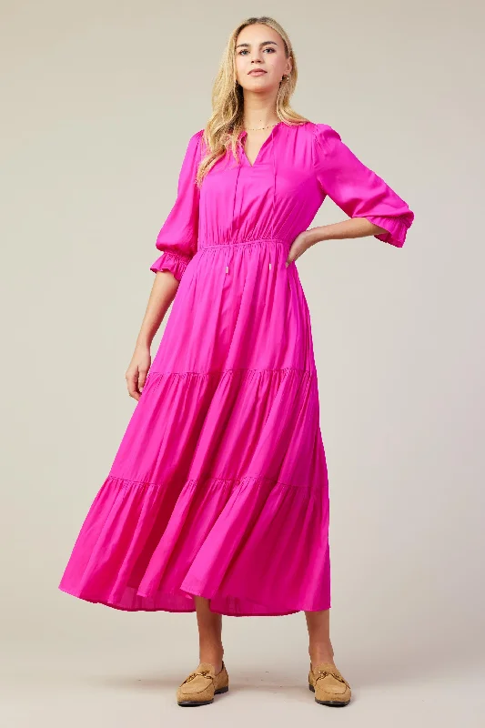 Emery Ruffle Tiered Maxi Dress