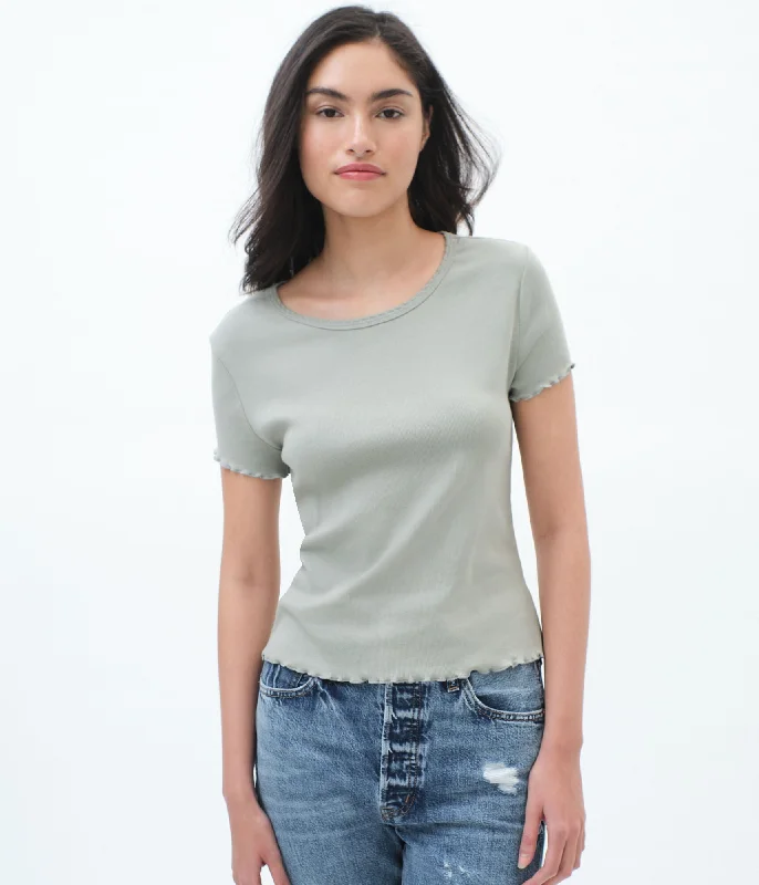 Aeropostale Ribbed Shrunken Tee