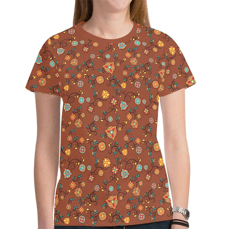 Fire Bloom Shade T-shirt for Women