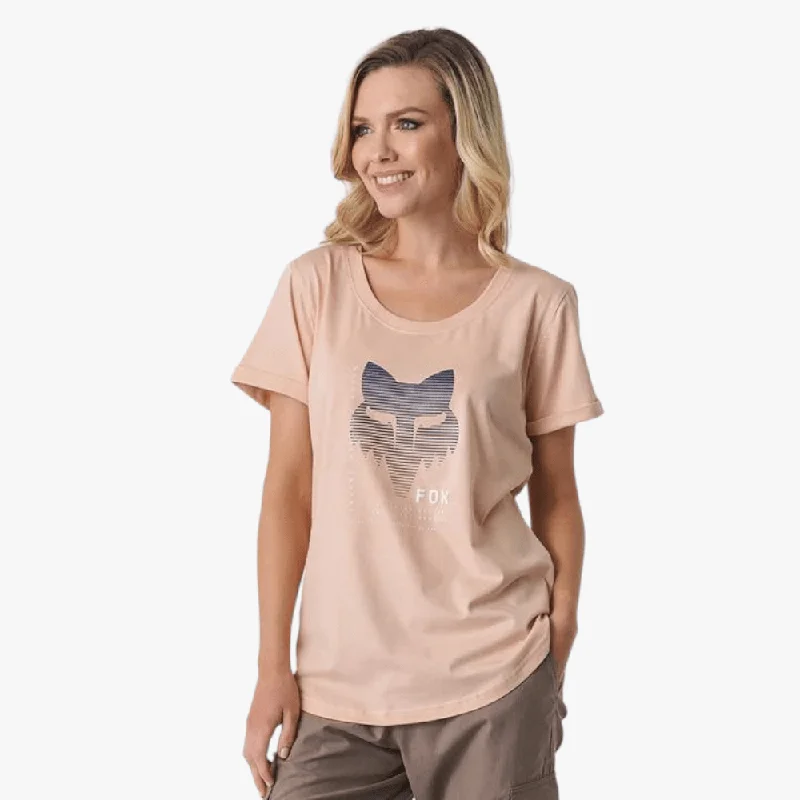 Fox Womens Dispute Short Sleeve Tee Creamy Pink