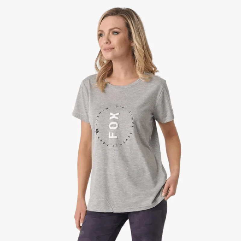 Fox Womens Official Short Sleeve Tee Grey Mel