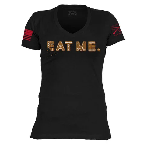 GS Ladies Eat Me V-Neck Tee