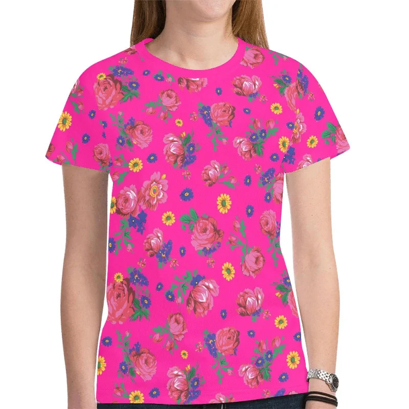 Kokum Ceremony Pink T-shirt for Women