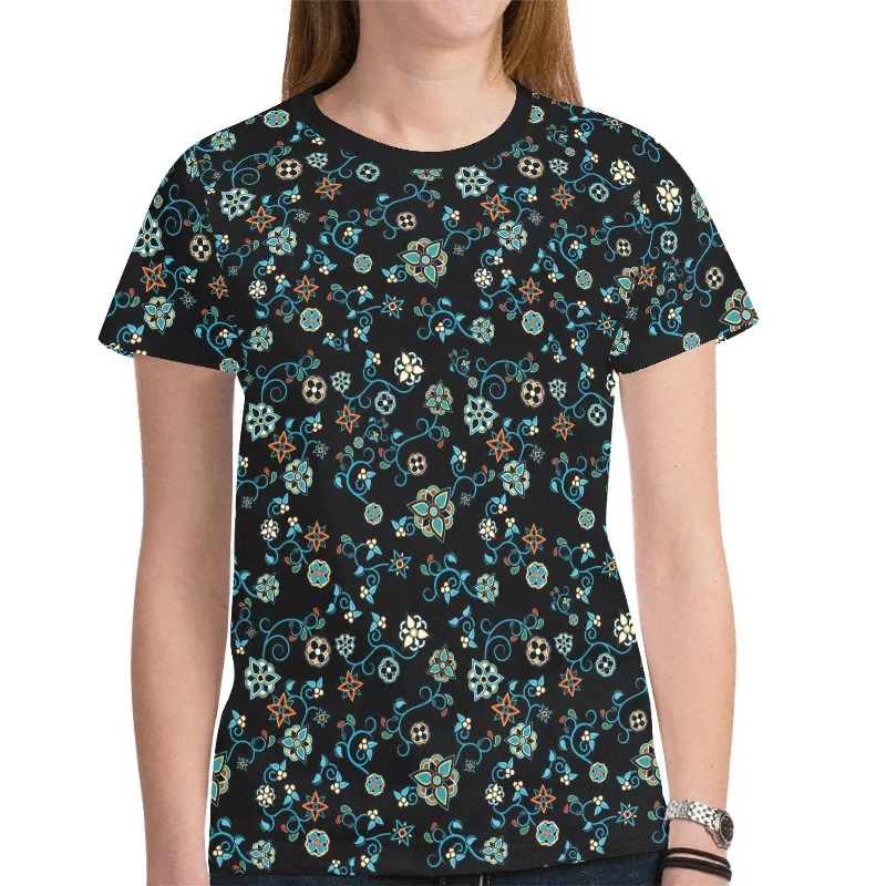 Ocean Bloom T-shirt for Women