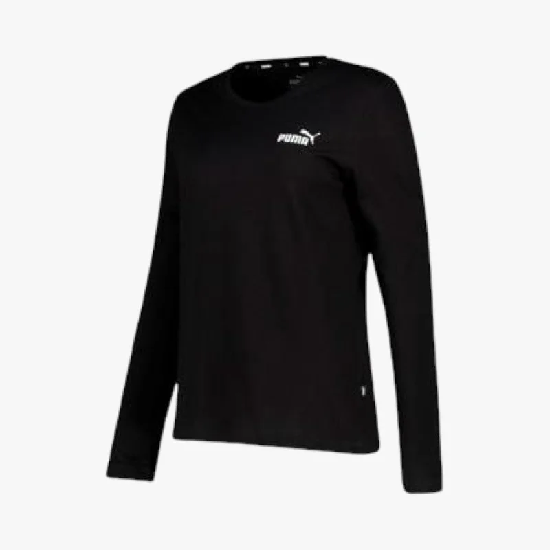 Puma Ladies Ess Longsleeve Tee Black