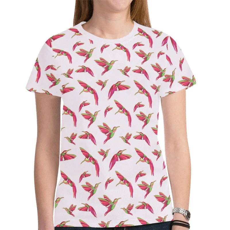 Red Swift Colourful T-shirt for Women