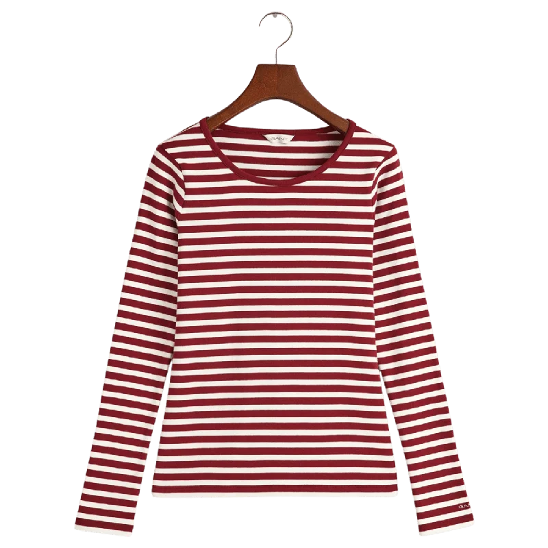 GANT Slim Striped Long Sleeve T-Shirt