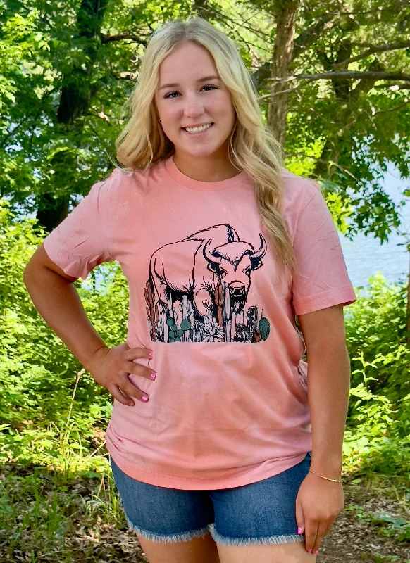 Sunset Bison Tee #96