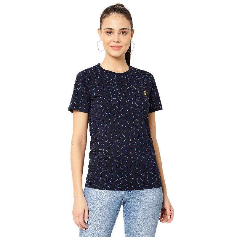 Vimal Jonney Blue Color T-shirt For Women