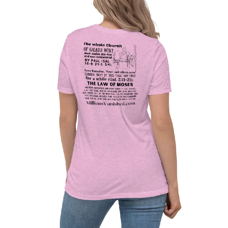 T-Shirt Women's Law of Moses Black